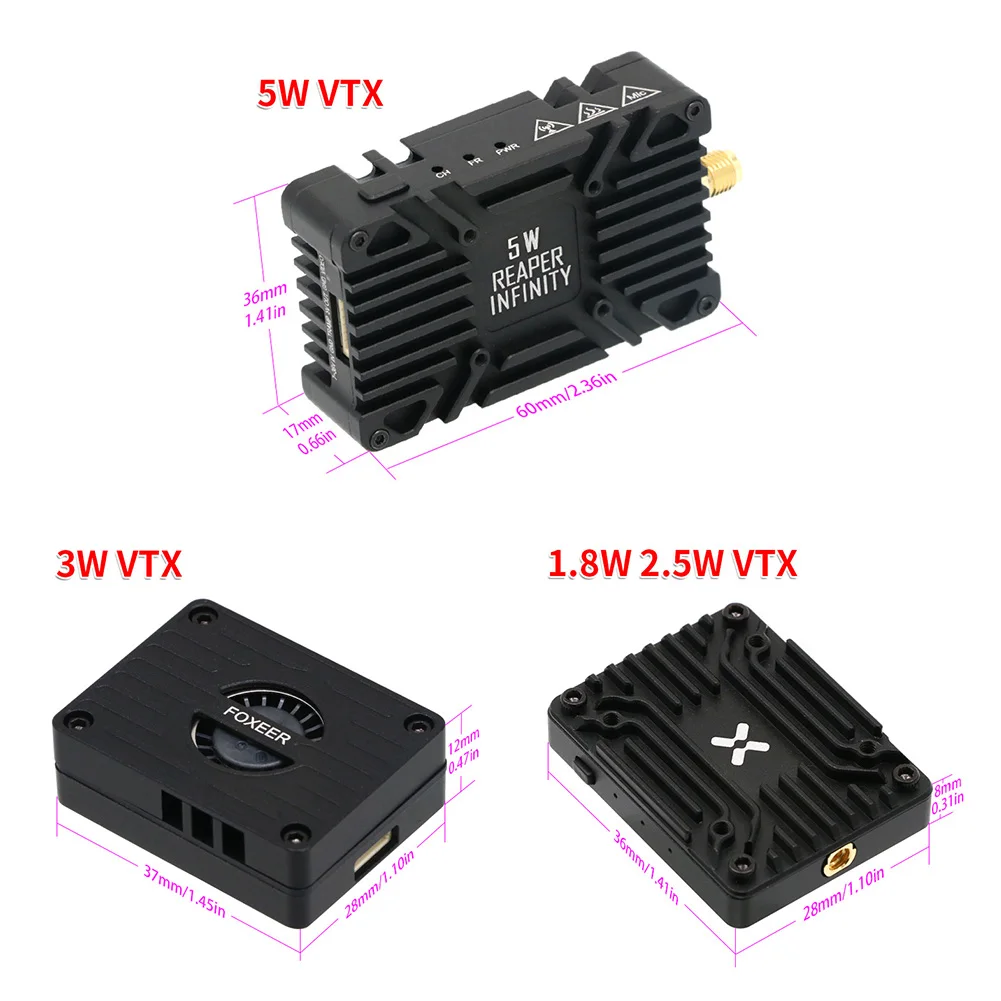 Foxeer Reaper Extreme V2 5.8G  - Foxeer Reaper Extreme 2.5W Vtx ulasan dan harga